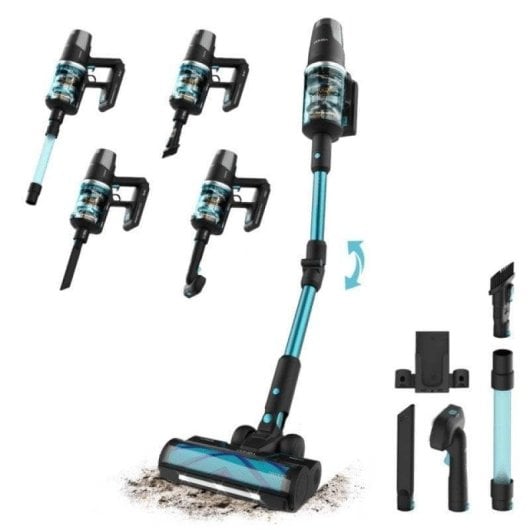 Aspiradora sin cable Cecotec Conga Rockstar RX50 Pet Flex 300 AW Tubo Flexible 90min Autonomía Kit Mascotas