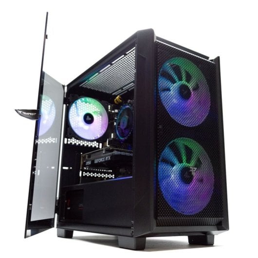 PcCom Lite AMD Ryzen 5 5500 / 16 Go / SSD 1 To / RTX 3050 Noir V2