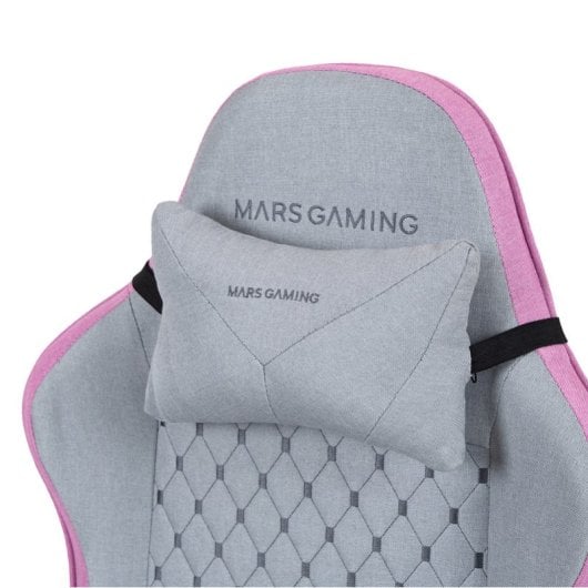 Mars Gaming Mgc-x Silla Gaming Ergonómica Tejido Transpirable Cojín Cervical Y Lumbar Rosa