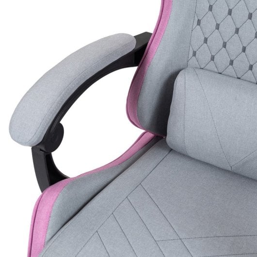 Mars Gaming Mgc-x Silla Gaming Ergonómica Tejido Transpirable Cojín Cervical Y Lumbar Rosa