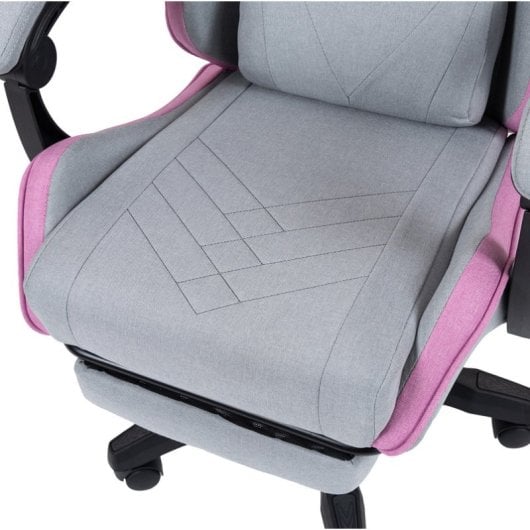 Mars Gaming Mgc-x Silla Gaming Ergonómica Tejido Transpirable Cojín Cervical Y Lumbar Rosa