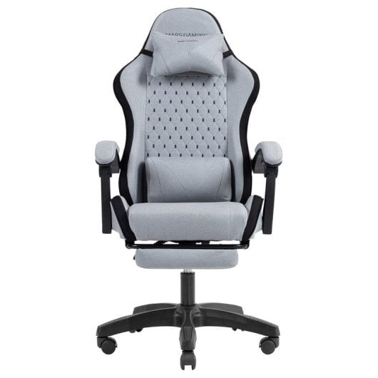Mars Gaming Mgc-x Silla Gaming Ergonómica Tejido Transpirable Cojín Cervical Y Lumbar Negro
