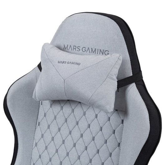 Mars Gaming Mgc-x Silla Gaming Ergonómica Tejido Transpirable Cojín Cervical Y Lumbar Negro
