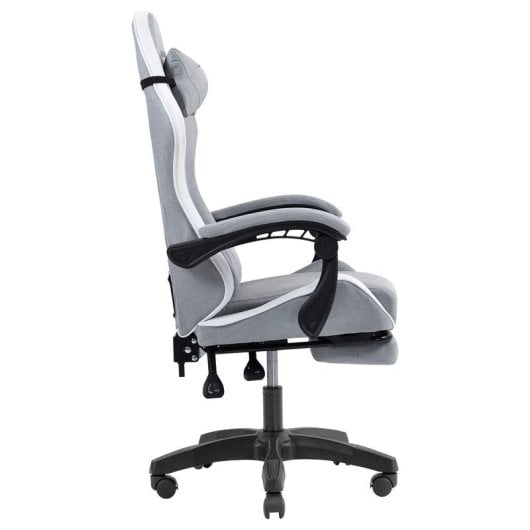 Mars Gaming Mgc-x Silla Gaming Ergonómica Tejido Transpirable Cojín Cervical Y Lumbar Blanco