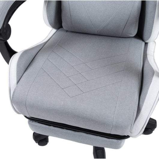 Mars Gaming Mgc-x Silla Gaming Ergonómica Tejido Transpirable Cojín Cervical Y Lumbar Blanco