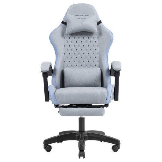 Mars Gaming Mgc-x Silla Gaming Ergonómica Tejido Transpirable Cojín Cervical Y Lumbar Azul