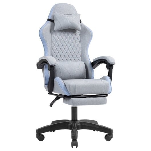Mars Gaming Mgc-x Silla Gaming Ergonómica Tejido Transpirable Cojín Cervical Y Lumbar Azul