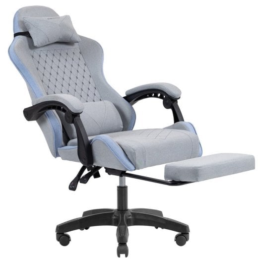 Mars Gaming Mgc-x Silla Gaming Ergonómica Tejido Transpirable Cojín Cervical Y Lumbar Azul