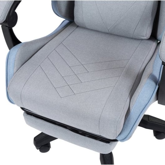Mars Gaming Mgc-x Silla Gaming Ergonómica Tejido Transpirable Cojín Cervical Y Lumbar Azul