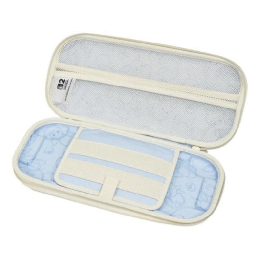 Estuche Hori NSX-088E Vault Case Eevee Azul Blanco Resistente Scratch Switch 2