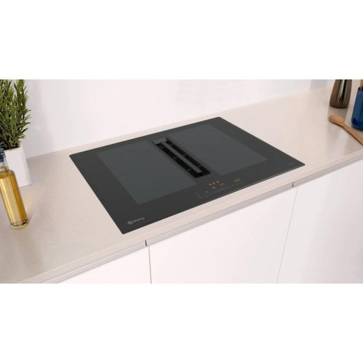 Placa inducción Balay 3EBC976LH 70 cm Negro con campana integrada y Home Connect