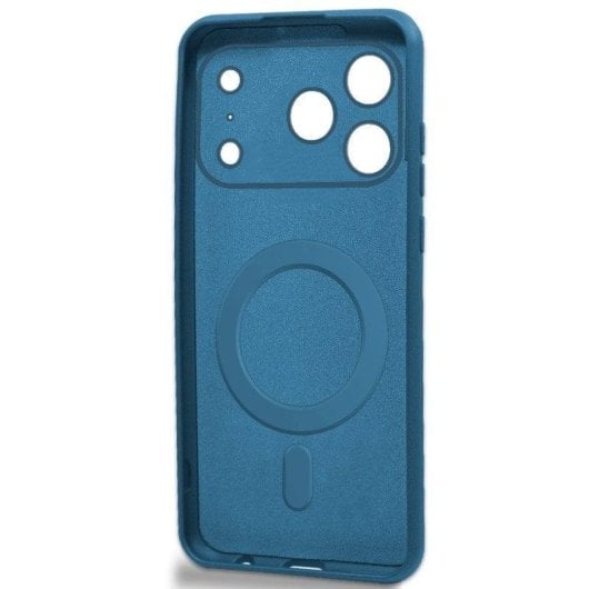 Funda para móvel Cool Funda Magnética Silicona Azul Carga Qi para iPhone 17 Pro Max