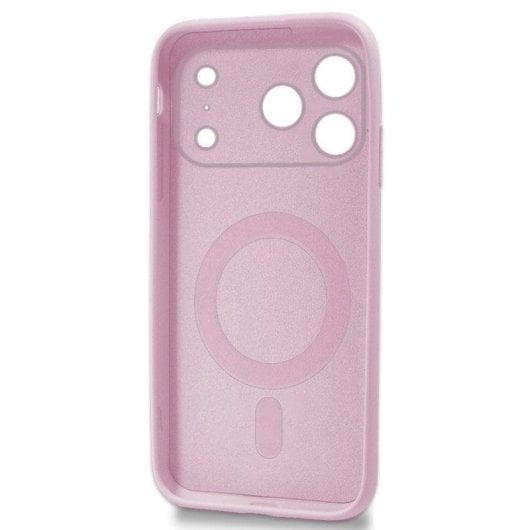 Funda para telemóvel Cool Cool Funda Magnética Cover Silicona Rosa com Carga Qi para iPhone 17 Pro Max