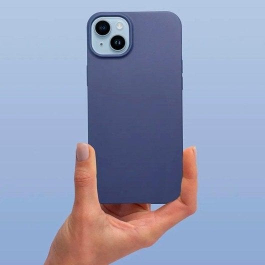 Cover per cellulare Cool Funda di silicone gel blu Protezione avanzata per iPhone 17 Pro Max
