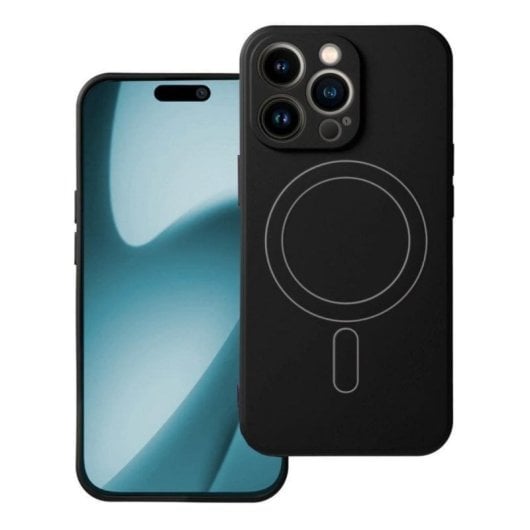 Handyhülle Cool Funda Magnética Cover Silikon Schwarz Qi für iPhone Air