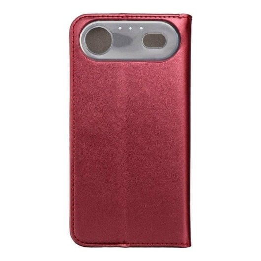 Handyhülle Cool Air Flip Cover Kunstleder Burgundy Buchstil für iPhone Air