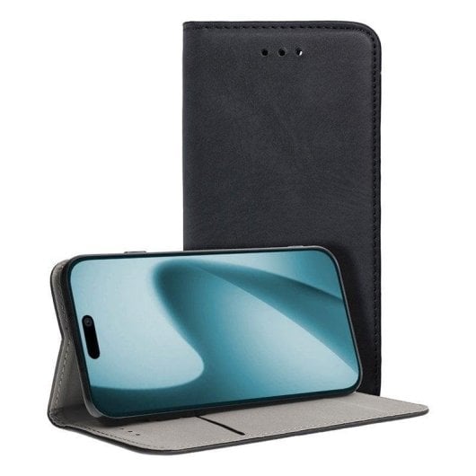 Funda para móvil Cool Flip Cover Polipiel Negro tipo Libro para iPhone Air
