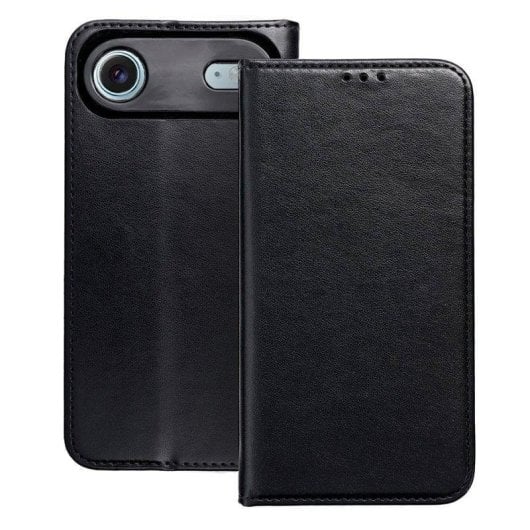 Funda para móvil Cool Flip Cover Polipiel Negro tipo Libro para iPhone Air