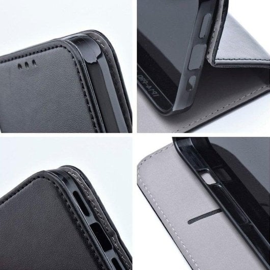 Funda para móvil Cool Flip Cover Polipiel Negro tipo Libro para iPhone Air