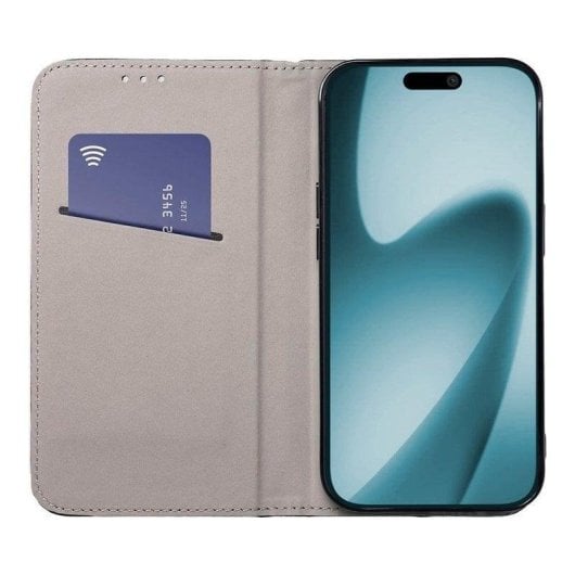 Funda para móvil Cool Flip Cover Polipiel Negro tipo Libro para iPhone Air