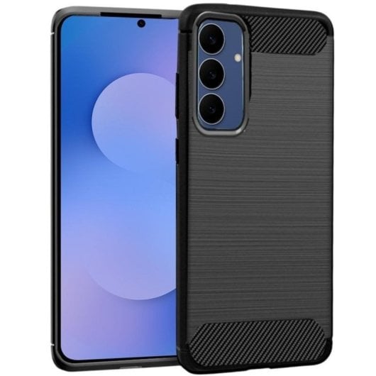 Cool Funda Carbón Negro para Galaxy S25 FE