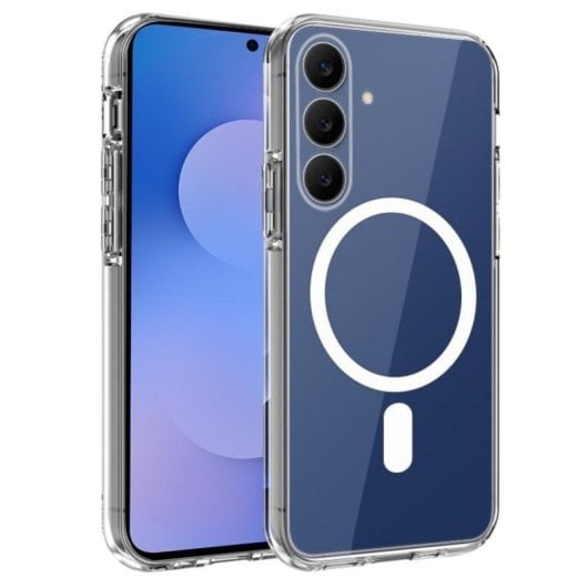 Cool Funda Magnética Transparente para Samsung Galaxy S25 FE