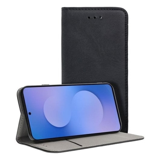 Cool Funda Flip Cover Liso Negro para Samsung Galaxy S25 FE