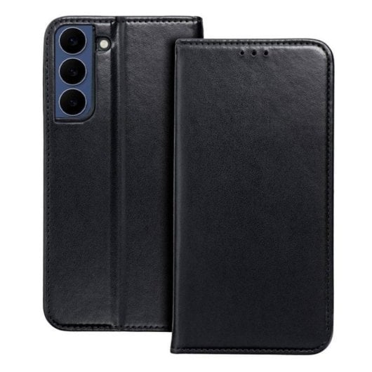 Cool Funda Flip Cover Liso Negro para Samsung Galaxy S25 FE