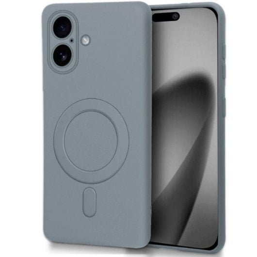 Handyhülle Cool Magnetische Cover Silikon Grau Qi-kompatibel für iPhone 17