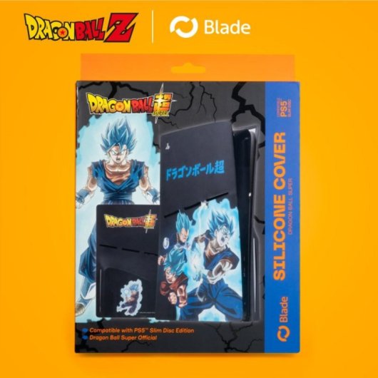 Funda de silicona Blade Gaming Dragon Ball Super Vegito PS5 Slim Protectora