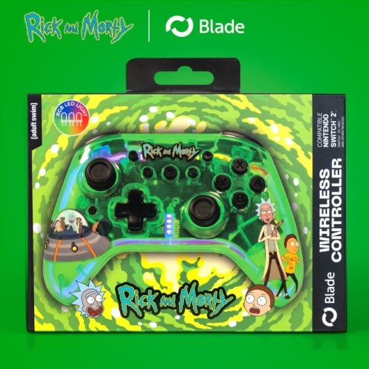 Gamepad Blade Rick and Morty Wireless Diseño Exclusivo Multiplataforma