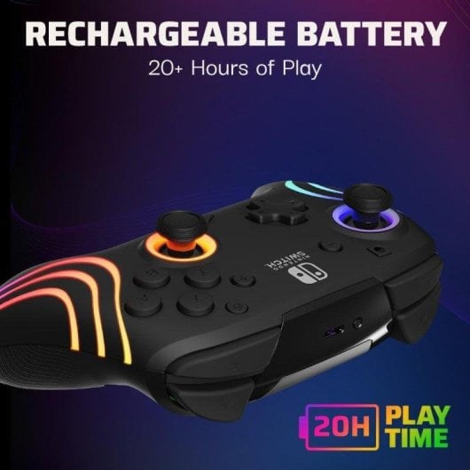 Mando inalámbrico Turtle Beach Afterglow Wave Negro RGB Nintendo Switch