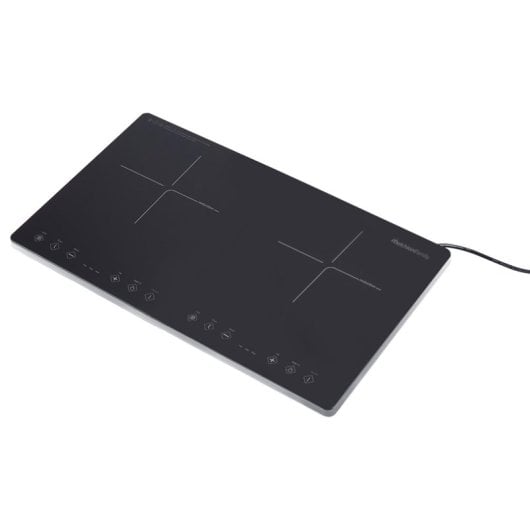 Plaque à induction Melchioni Oblivion 2 2 zones 3300 W Touch Timer Verre Noir