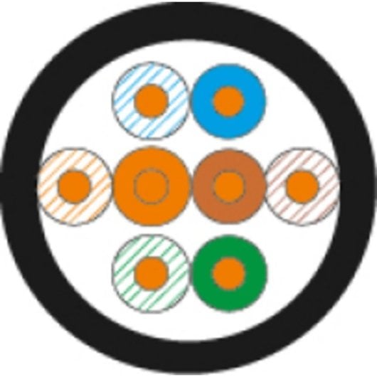 Cavo di rete A-LAN KIU5OUTS305 Cat5e UTP 305 m nero