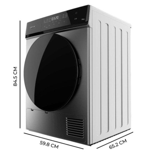 Cecotec Secadora de Bomba de Calo rBolero DressCode Dry 9400 Inverter Steel  9kg C 15 programas