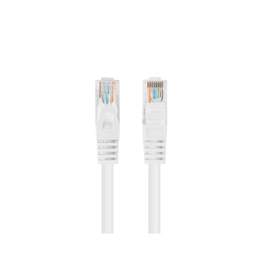 Cable de red Lanberg PCU5-20CC-0100-W Cat5e 1 m UTP RJ-45 blanco
