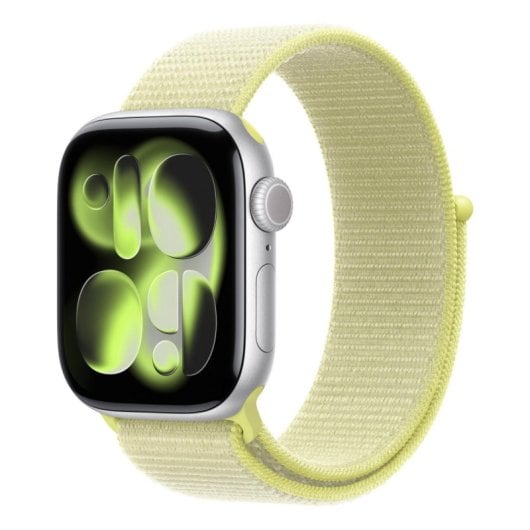 Bracelet Sport Loop Apple MFFF4ZM/A jaune compatible Apple Watch 38 40 41 42mm recyclé