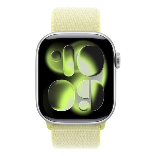 Bracelet Sport Loop Apple MFFF4ZM/A jaune compatible Apple Watch 38 40 41 42mm recyclé