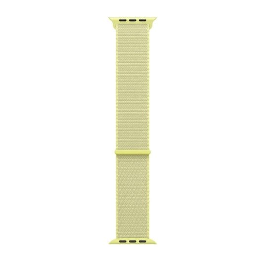 Bracelet Sport Loop Apple MFFF4ZM/A jaune compatible Apple Watch 38 40 41 42mm recyclé