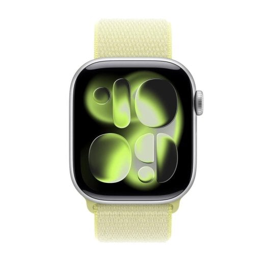 Bracelet Sport Loop Apple MFFF4ZM/A jaune compatible Apple Watch 38 40 41 42mm recyclé