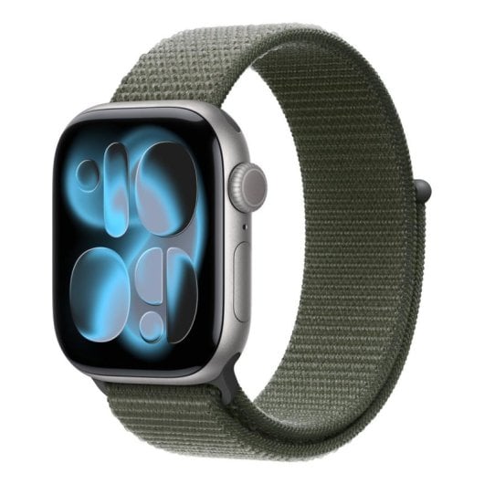 Sport Loop Band Apple MFFD4ZM/A Grün Nylon Recycelte Materialien Kompatibel 38/40/41/42mm