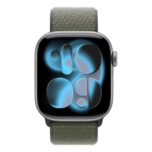 Sport Loop Band Apple MFFD4ZM/A Grün Nylon Recycelte Materialien Kompatibel 38/40/41/42mm