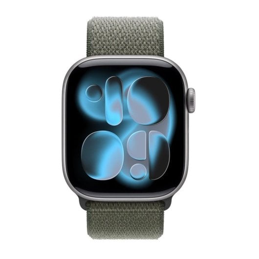 Sport Loop Band Apple MFFD4ZM/A Grün Nylon Recycelte Materialien Kompatibel 38/40/41/42mm