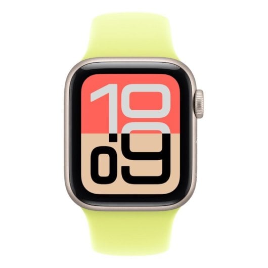 Cinturino Apple MFFU4ZM/A Giallo Fluoroelastomero per Apple Watch 38/40/41mm M/L