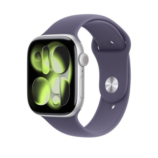 Cinturino Apple MFH14ZM/A Fluoroelastomero Viola M/L per Apple Watch 44mm 45mm 46mm 49mm