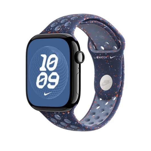 Cinturino Nike Sport Band Blue Ribbon per Apple Watch 44/45/46/49mm Alluminio Fluoroelastomero S/M