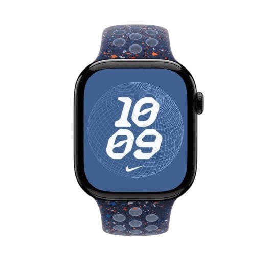 Cinturino Nike Sport Band Blue Ribbon per Apple Watch 44/45/46/49mm Alluminio Fluoroelastomero S/M