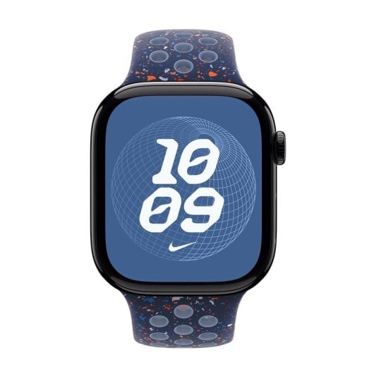 Cinturino Nike Sport Band Blue Ribbon per Apple Watch 44/45/46/49mm Alluminio Fluoroelastomero S/M
