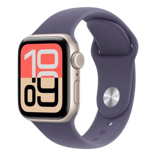 Armband Apple MFFX4ZM/A Purple Fluoroelastomer S/M für Watch 38/40/41mm Edelstahlverschluss