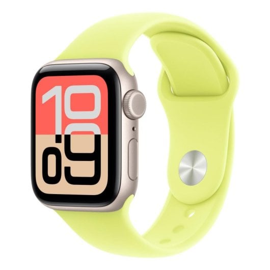 Cinturino Apple MFFT4ZM/A Watch 38/40/41mm Giallo Fluoroelastomero S/M